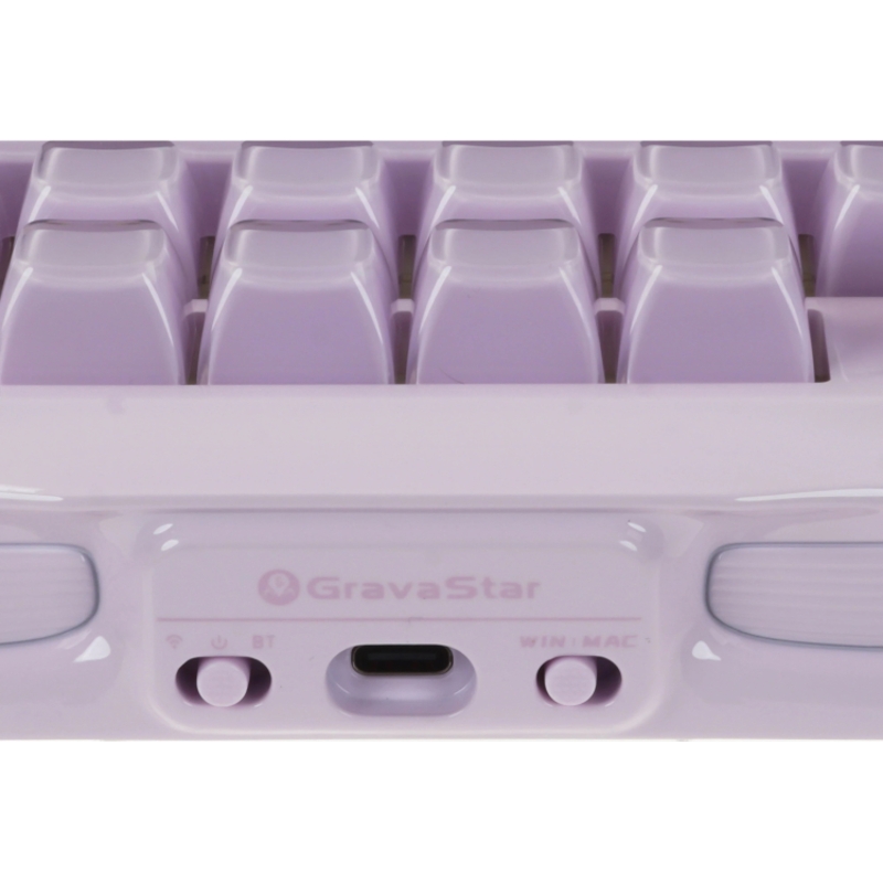 Клавиатура Gravastar Mercury K1 PL, беспроводное подключение, белый, фото 10