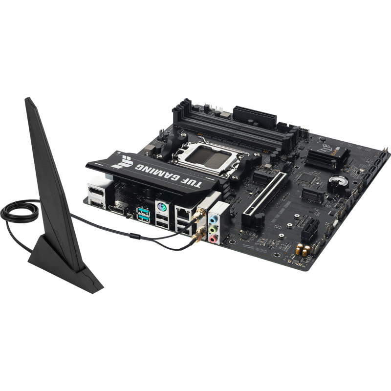 Материнская плата ASUS TUF A620AM-PLUS WIFI, AM5, AMD A620, Micro-ATX, DDR5, фото 7