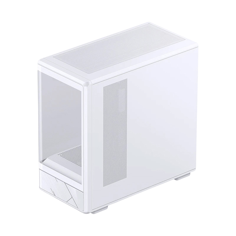 Корпус для ПК Jonsbo D200, Mini Tower, белый, под mATX, Mini-ITX, материал закалённое стекло, сталь, фото 5