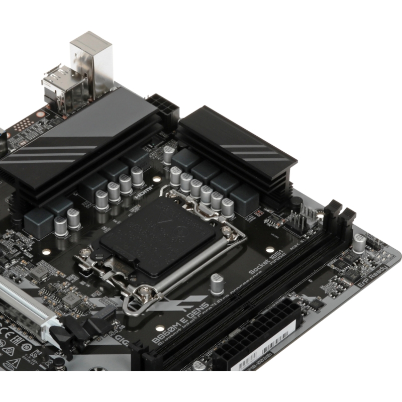 Материнская плата Gigabyte B860M E GEN5, LGA1851, Intel B860, Micro-ATX, DDR5, фото 5