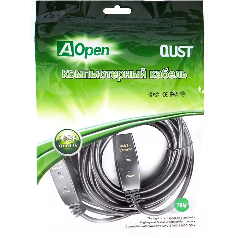 Кабель iOpen USB3.0-repeater, USB 3.0 Type-AM, USB 3.0 Type-AF, 10 м, фото 3