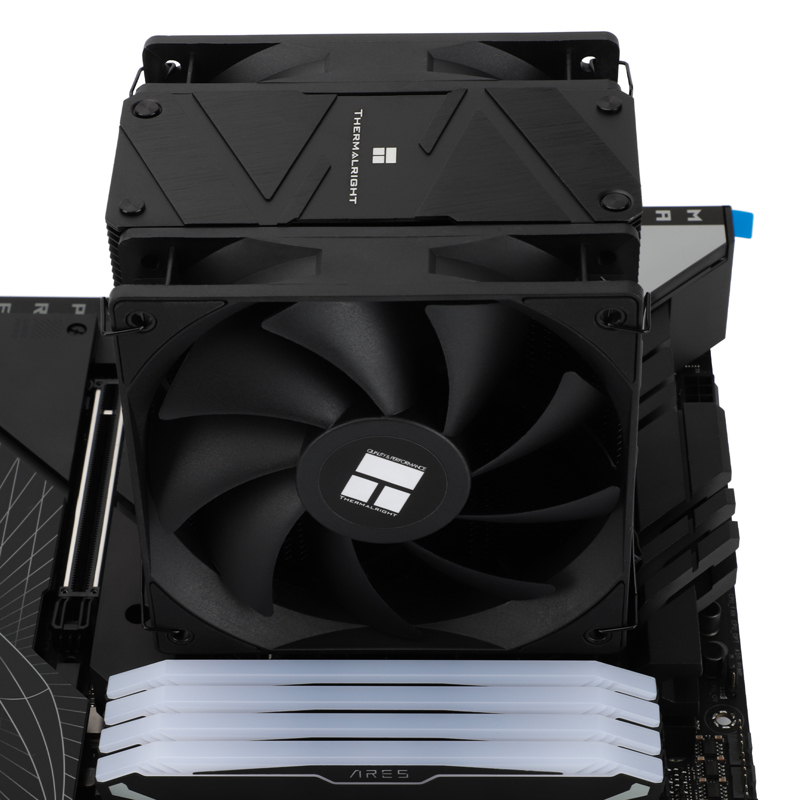 Кулер для процессора Thermalright Burst Assasin 120 EVO Dark, вентилятор 120 мм, шум 25.6 дБА, фото 8