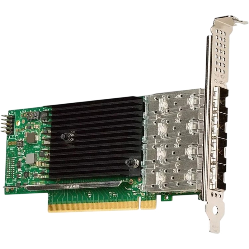 Сетевая карта Intel E810-XXVDA4, 4 порта SFP28 25 Гбит/с, PCIe 4.0 x16, RDMA, фото 2