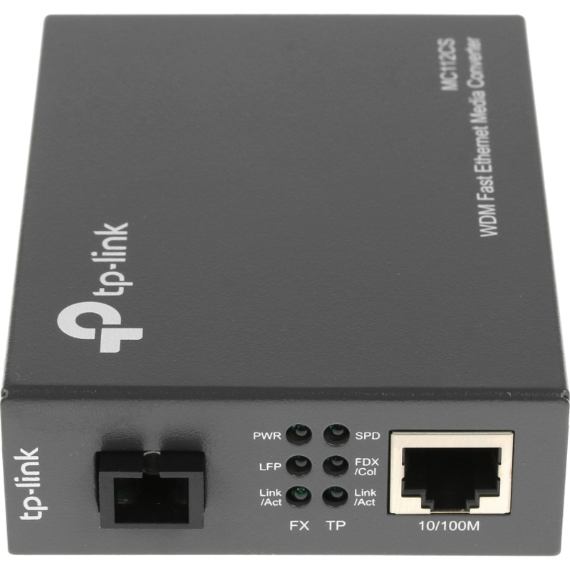 Медиаконвертер TP-Link MC112CS, 100 Мбит/с, одномодовое SC, Tx 1310 нм, до 20 км, фото 2