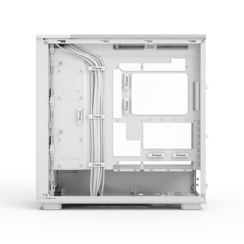 Корпус ПК без блока Case Fractal Design Epoch XL TG Clear, Full-Tower, 3x140mm, 2xUSB-A 3.2 + 1xUSB 3.2 Type-C E-ATX, ATX, mATX, mITX, White, фото 10