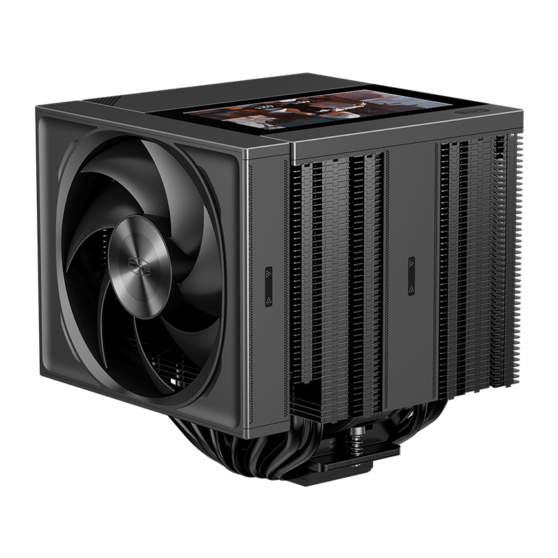 Кулер для процессора PcCooler RZ820 Display BK, AM4, AM5, LGA115X, LGA1200, LGA1700, LGA1851 и др., фото 3