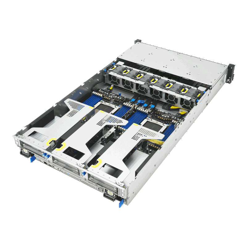 Серверная платформа ASUS RS720A-E13-RS8G, 2U, 2x SP5 (LGA 6096P) TDP 400W, 24x DDR5 6400, 8 x 2.5" hsb NVME, 6 x PCIe gen5 x8 (ASUS 90SF0441-M000H0), фото 5