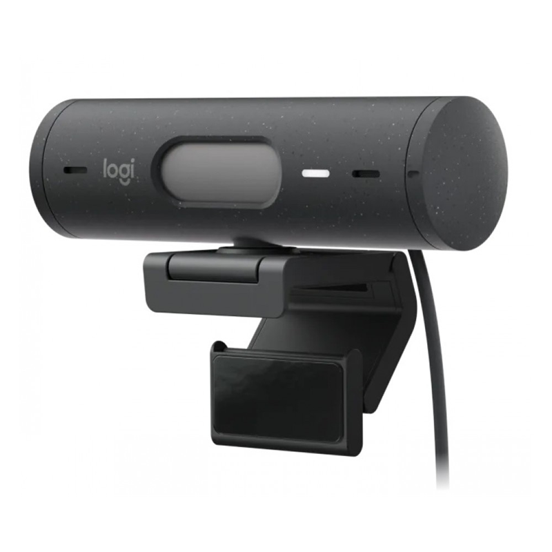 Веб-камера Logitech BRIO 500, Full HD 1920×1080, 30 к/с, автофокус, микрофон, графитовая, фото 4