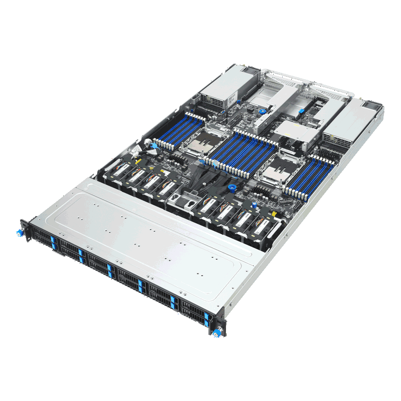 Серверная платформа ASUS RS700-E12-RS12U, 1U, 2 x Intel Xeon 6 LGA 4710, 32 x DDR5 6400, 12 x 2.5" hsb NVMe/SATA*/SAS*, 2 x PCIE Gen5 x16 (ASUS 90SF03S1-M00160), фото 5