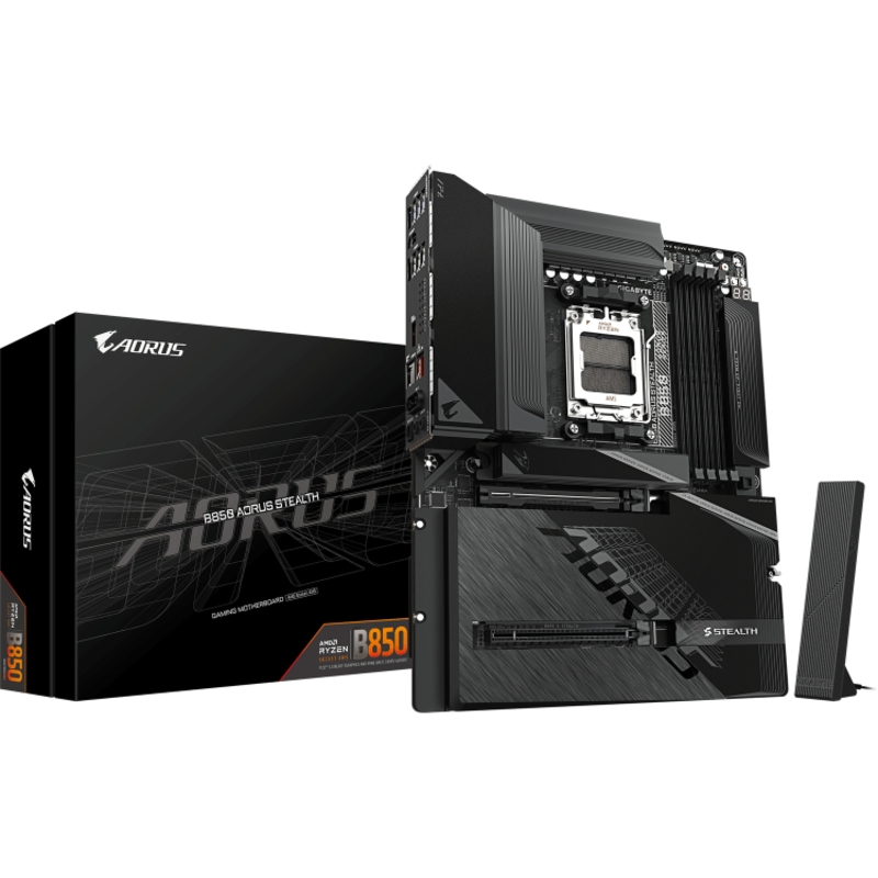 Материнская плата Gigabyte B850 A STEALTH, AM5, AMD B850, ATX, DDR5, фото 12