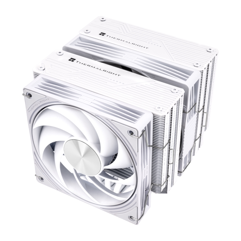 Кулер для процессора Thermalright Frost Tower 140, 2011, AM4, AM5, LGA115X, LGA1200, LGA1700 и др., белый, фото 12