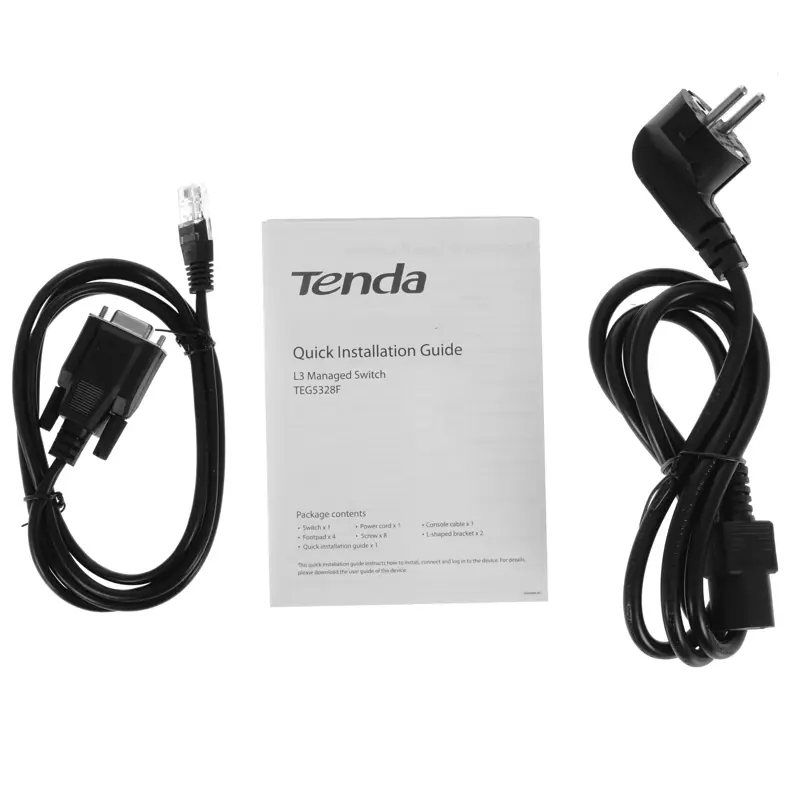 Коммутатор Tenda TEG5328F управляемый L2, 24 порта 1 Гбит/с, 4 SFP, для стойки, фото 7