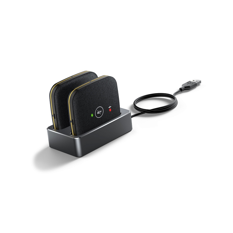 Беспроводные DECT-микрофоны Yealink CPW65-DECT-Duo для CP965, 2 шт., охват 360°, фото 6