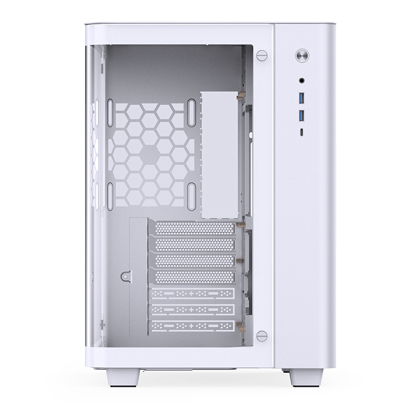 Корпус для ПК Jonsbo TK-3, Mini Tower, белый, под ATX, mATX, Mini-ITX, материал закалённое стекло, сталь, фото 11