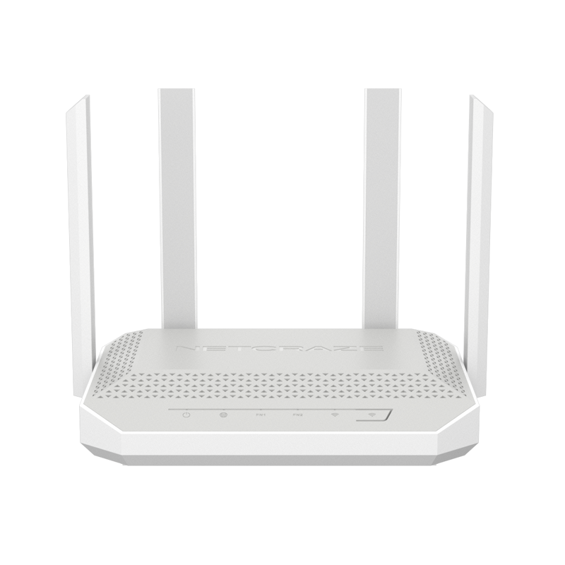 Wi-Fi роутер Netcraze Giga Mesh Wi-Fi 6 AX3000, 4 порта LAN, 2 порта USB, фото 2