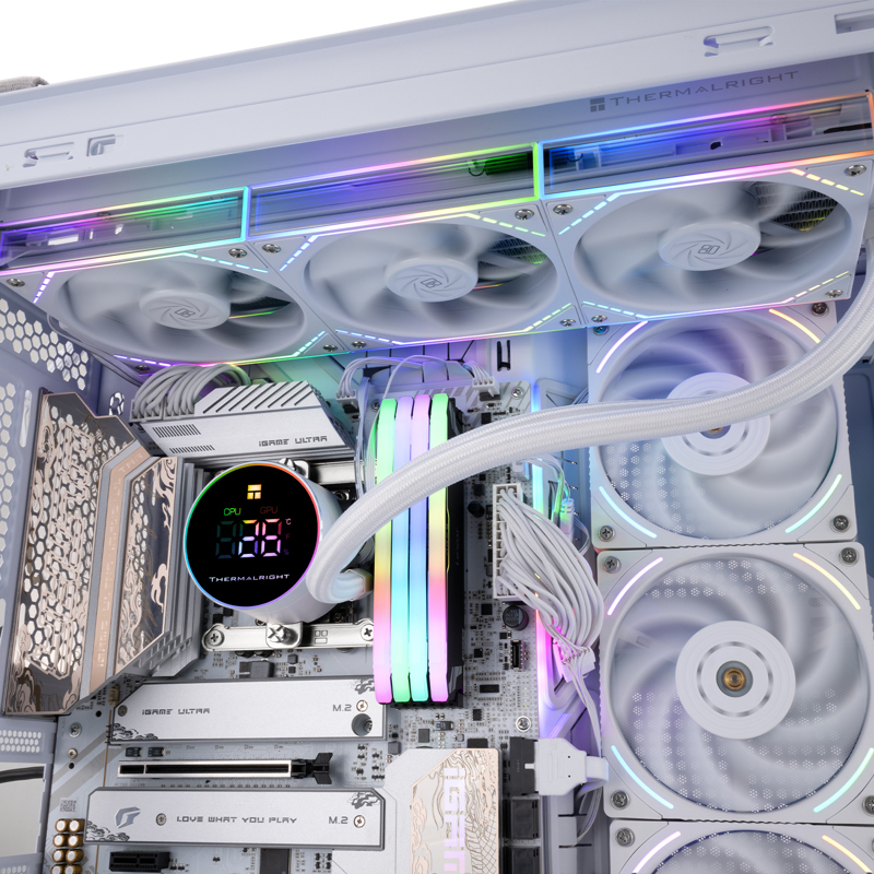 Система жидкостного охлаждения Thermalright Frozen Magic 360 Digital V2, шум 28.2 дБА, фото 8