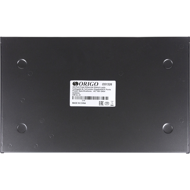 Коммутатор Origo OS1326 смарт, 24 порта 100 Мбит/с, 2 гигабитных порта, 1 комбо SFP, 19″, фото 4