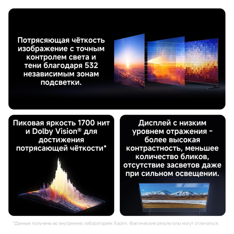 Телевизор Xiaomi QLED, L65MB-SRU, фото 3