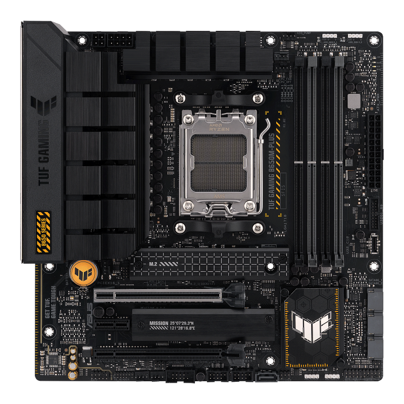 Материнская плата ASUS TUF B650M-PLUS, AM5, AMD B650, mATX, DDR5, фото 2