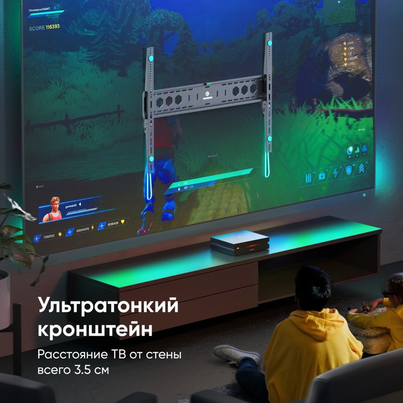 Кронштейн Onkron 60-110" 800*600, крепление настенное, нагрузка до 120 кг, фото 3