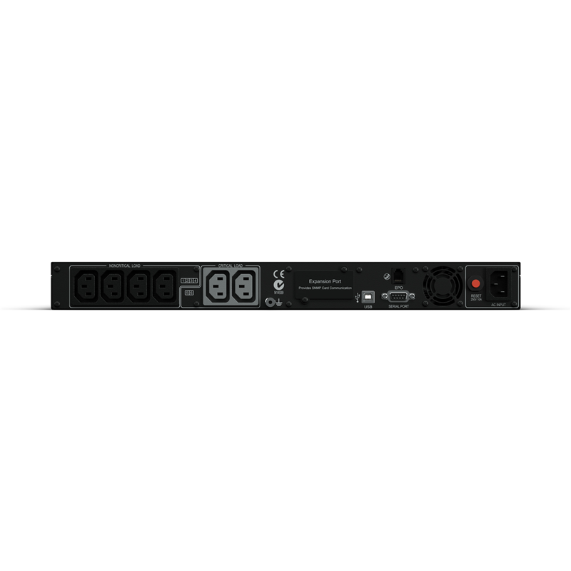 ИБП Cyberpower PR1000ELCDRT1U, 1000 ВА, 670 Вт, Line-Interactive, 6 розеток, IEC C13, фото 5