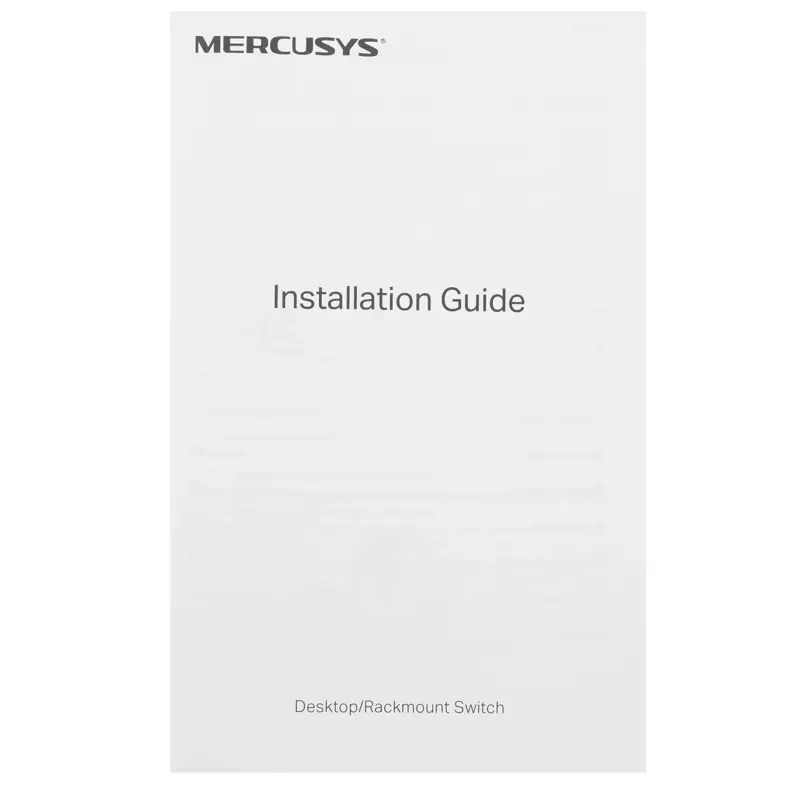 Коммутатор Mercusys MS124GS неуправляемый, 24 порта 1 Гбит/с, настольный или в стойку, фото 7
