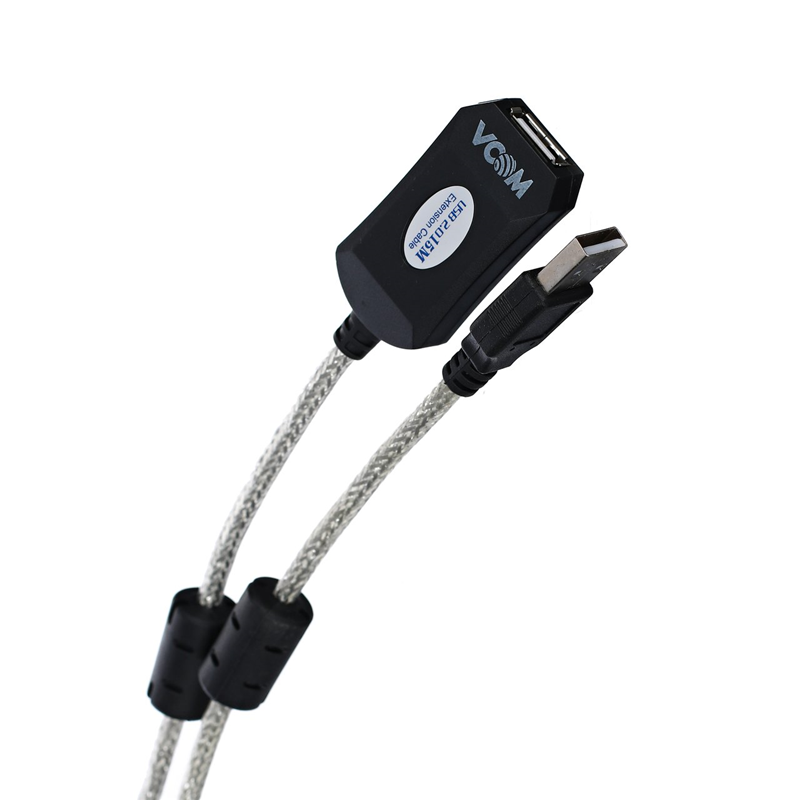 Кабель Vcom USB2.0-repeater, USB 2.0 Type-AM, USB 2.0 Type-AF, 15 м, фото 3
