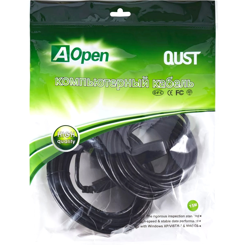 Кабель Vcom USB3.0-repeater, USB 3.0 Type-AM, USB 3.0 Type-AF, 15 м, фото 3