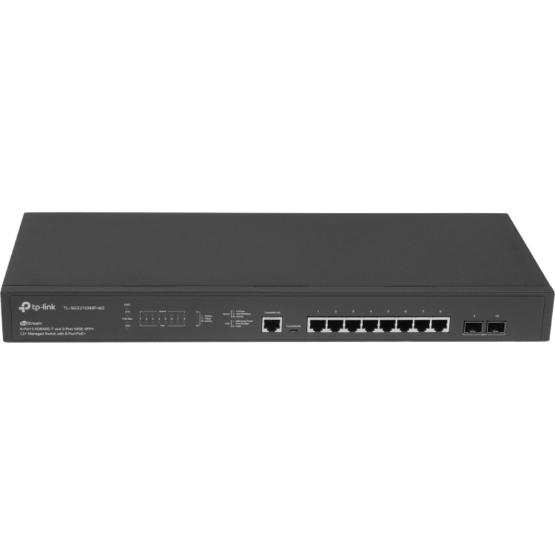 Коммутатор TP-Link Omada SG3210XHP-M2 управляемый L2+, 8 портов 2,5 Гбит/с PoE+, 2 SFP+, фото 2