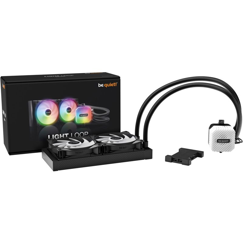 Система жидкостного охлаждения be quiet! LIGHT LOOP, вентилятор 120 мм, шум 34.9 дБА, фото 6