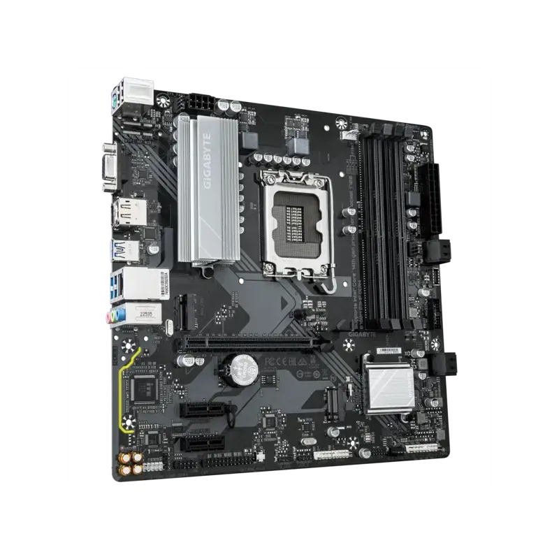 Материнская плата Gigabyte INTEL B760 s1700, LGA1700, mATX, DDR4, B760MD3HPDDR4, фото 3