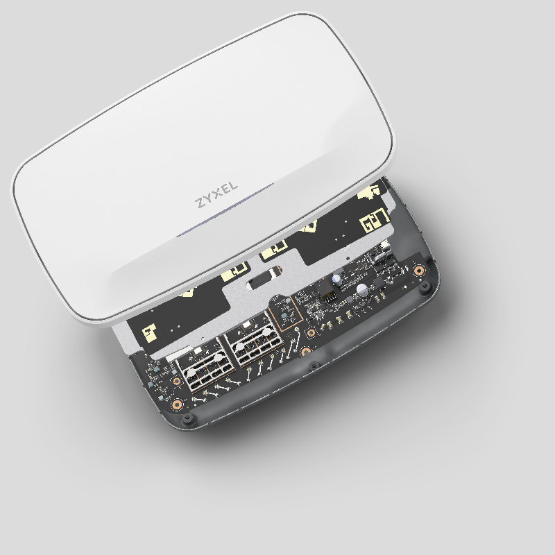 Точка доступа Zyxel NebulaFlex WBE660S, Wi-Fi 7, антенны 4x4, порты 10 и 1 Гбит/с, PoE, фото 9