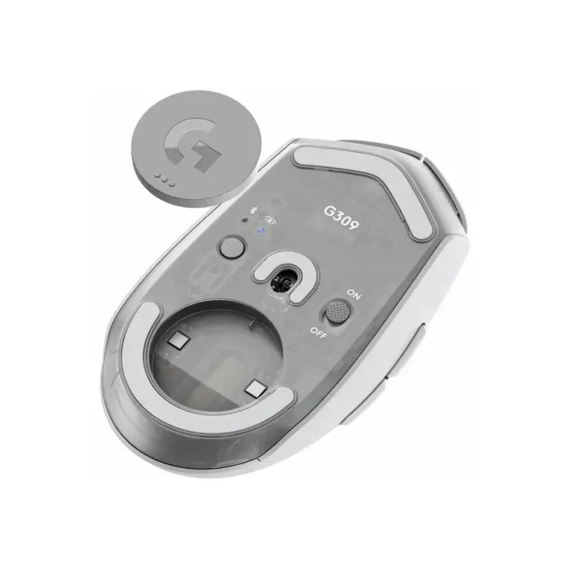 Мышь Logitech G309 Lightspeed, Bluetooth, радиоканал, 25600 dpi, белый, фото 10