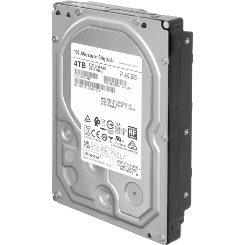 Жёсткий диск HDD WD SATA 4Tb 7200 6Gb/s 256 MB (WD WUS721204BLE6L4), фото 2