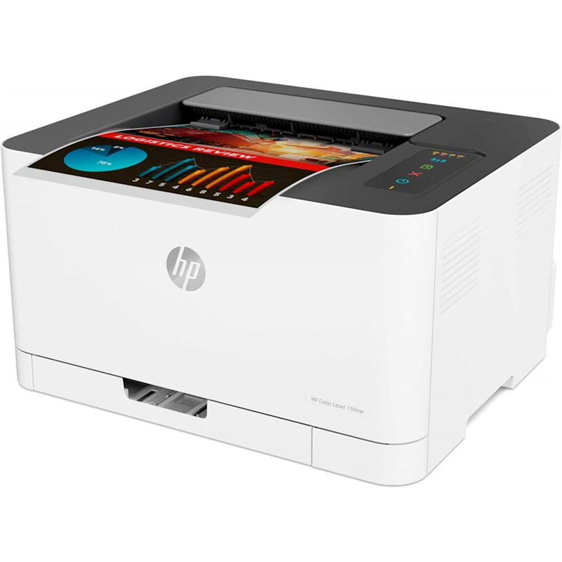 Принтер лазерный HP Color Laser 150nw, A4, цветная печать, 18 стр./мин, двусторонняя печать, печать 600x600 dpi, фото 4