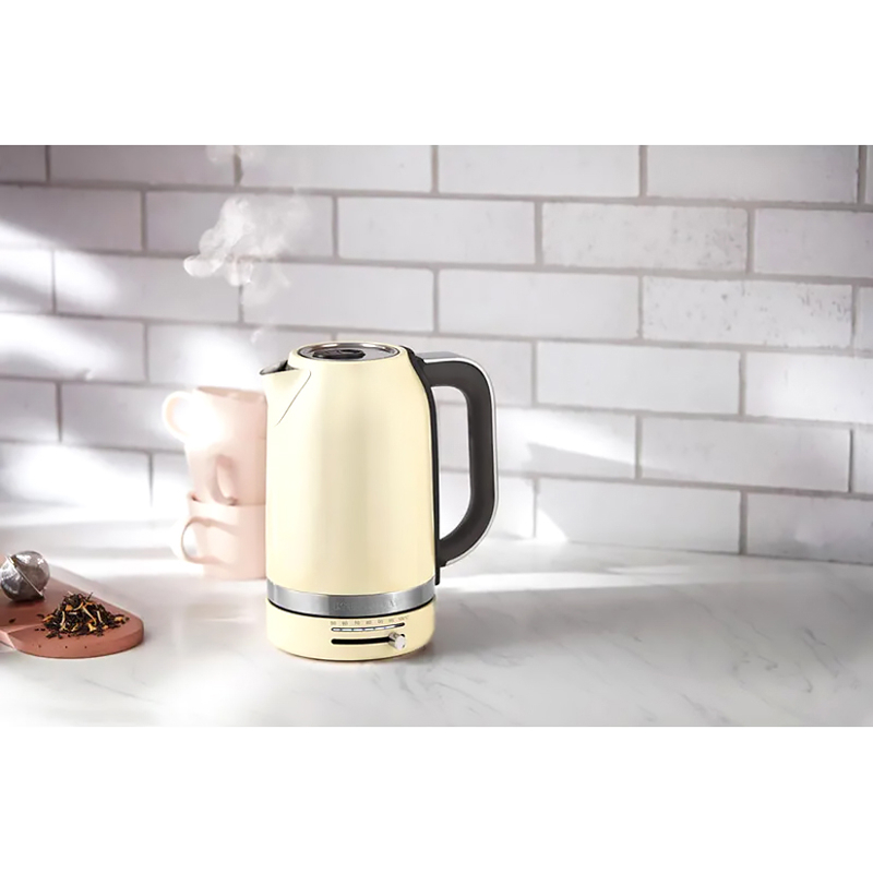 Электрочайник KitchenAid 5KEK1701EAC, 1,7 л, 2400 Вт, 7 режимов температуры, кремовый, фото 7