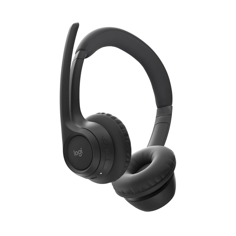 Гарнитура Logitech Zone 300, Bluetooth 5.3, накладные, чёрный, микрофон поворотный, для офиса, фото 2