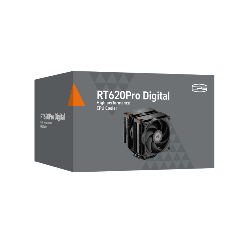 Кулер для процессора PcCooler RT620Pro Digital BK, AM4, AM5, LGA115X, LGA1200, LGA1700, LGA1851, фото 8