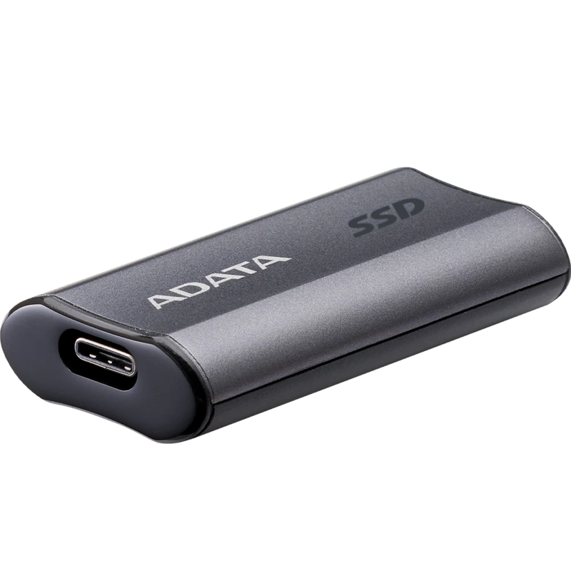 Внешний SSD ADATA SC750, 500GB, Type-C, USB 3.2 Gen2, R/W 1050/1000 MB/s, 53x28x12mm, Grey (ADATA SC750-500G-CCBK), фото 4