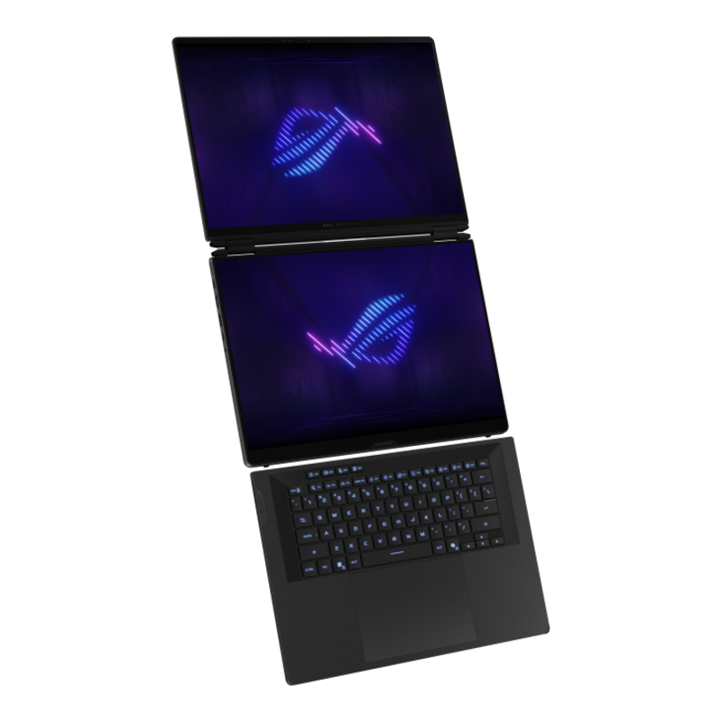 Ноутбук ASUS ROG Zephyrus Duo 16 GX651AX-SR118W Touch 16"(2880x1800 OLED (матовый))/Touch/Intel Ultra 9 386H(2.4Ghz)/65536Mb/1024PCISSDGb/noDVD/Ext:NVIDIA GeForce RTX 5090(24576Mb)/Cam/BT/WiFi/90WHr/war 1y/2.82kg/Stellar Grey/Win11Home + стилус; рюкзак, фото 5