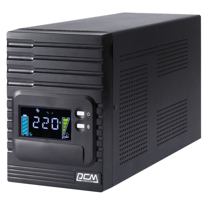 ИБП Powercom Smart King Pro+ SPT-1500 LCD, 1050 Вт, Line-Interactive, 8 розеток, IEC C13, фото 4