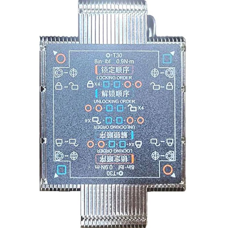 Радиатор Gooxi 2U4HP-T027-GP coolers for AMD motherboards ,TDP =280W (Gooxi 3.04.903.0052), фото 2