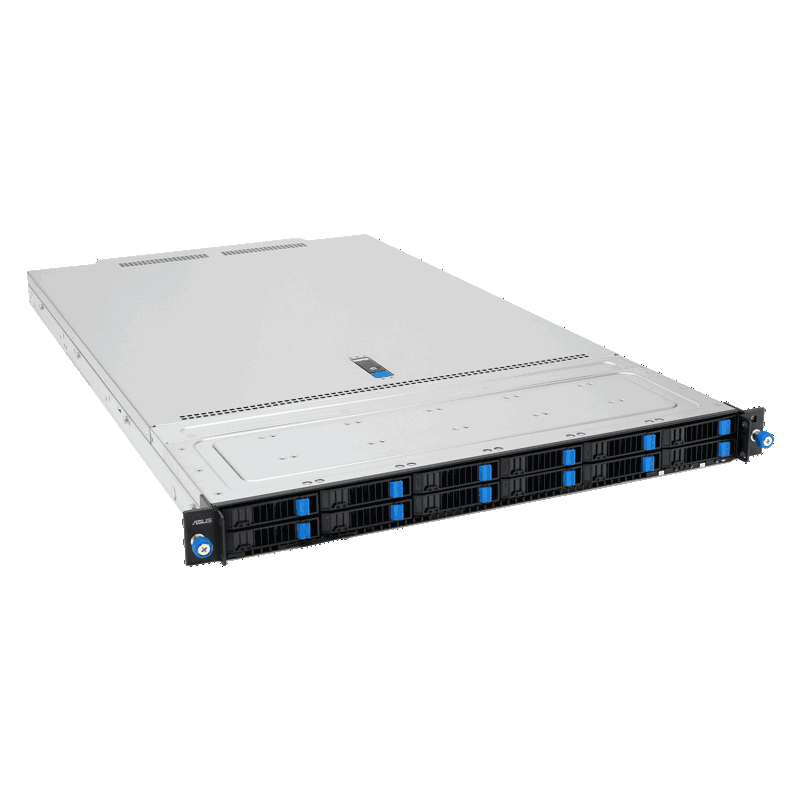 Серверная платформа ASUS RS700A-E13-RS12U, 1U, 2 x SP5 LGA6096 400W, 24x DDR5 6400, 12x 2.5'' NVMe hsb, 2x PCIex16+ 2x OCP3.0 x16, no LAN, 1+1 2000W (ASUS 90SF0451-M004A0), фото 4