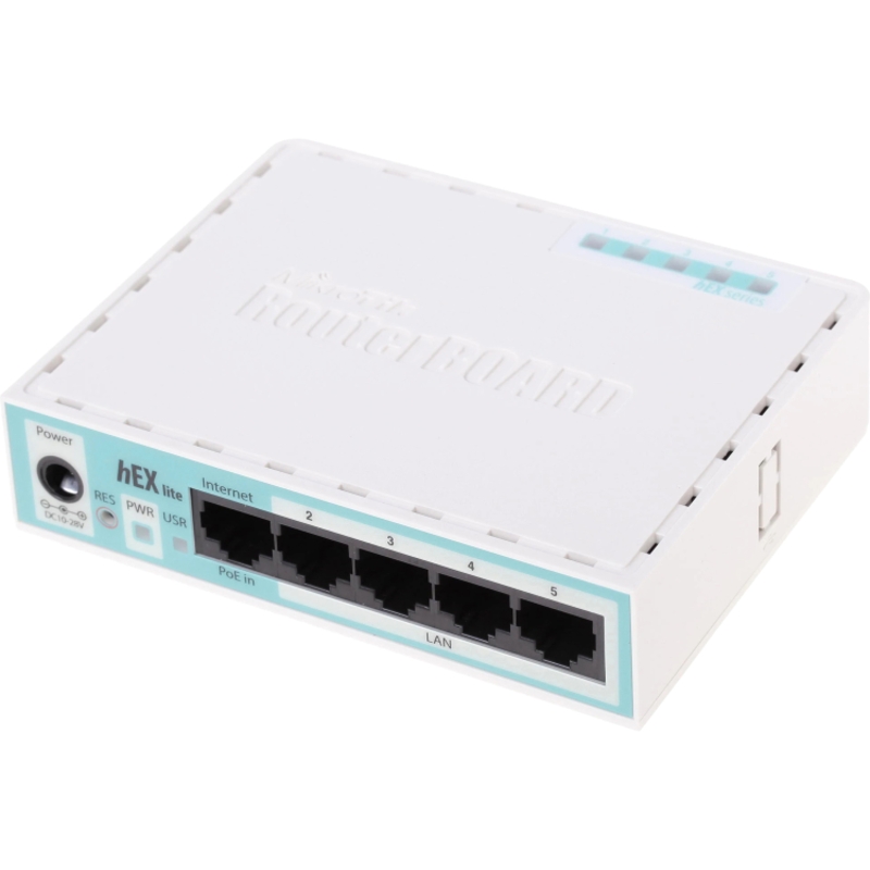 Маршрутизатор MikroTik hEX lite RB750r2, 5 портов 100 Мбит/с, VPN, для дома и небольшого офиса, фото 5
