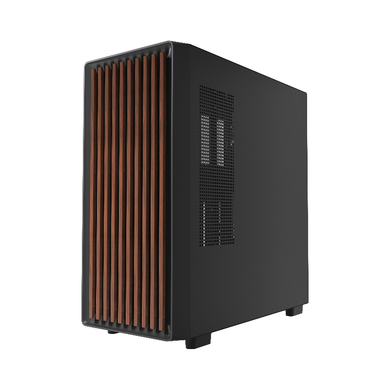 Корпус для ПК Hspd F760, Midi Tower, чёрный, под ATX, E-ATX, mATX, mITX, подсветка ARGB, фото 8