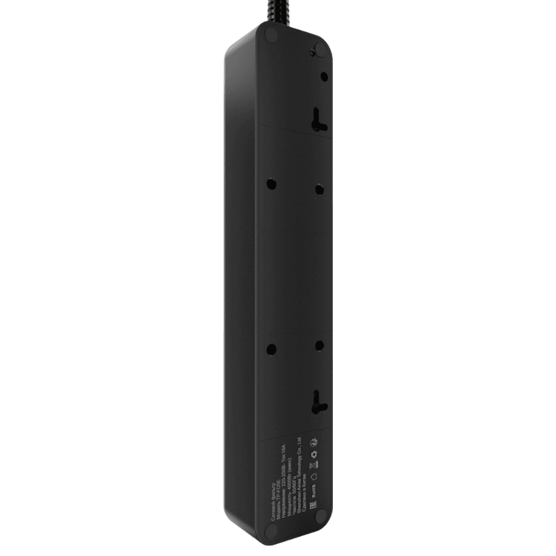 Сетевой фильтр AGNI TP-FD5E плоский, 5 розеток с заземлением, шнур 5 м, 16 А, 4000 Вт, чёрный, фото 3