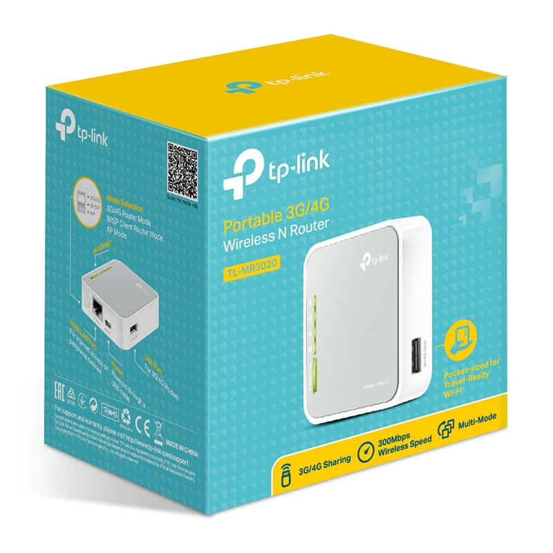 Wi-Fi роутер TP-Link 150Mbps Portable 3G, Wi-Fi 4, беспроводное подключение, фото 3