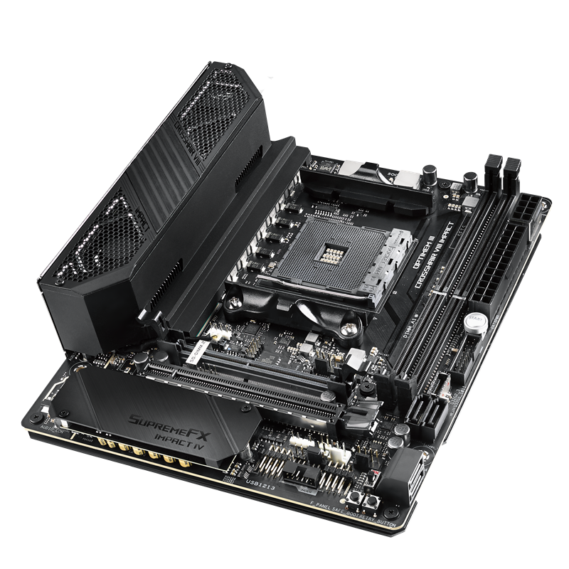 Материнская плата ASUS ROG CROSSHAIR VIII IMPACT, AM4, AMD X570, Mini-DTX, DDR4, фото 7