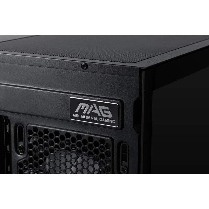 Корпус для ПК MSI MAG PANO 110R PZ, Midi Tower, чёрный, под ATX, mATX, Mini-ITX, подсветка ARGB, фото 7