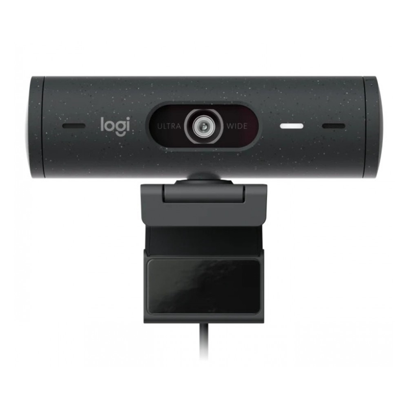 Веб-камера Logitech BRIO 500, Full HD 1920×1080, 30 к/с, автофокус, микрофон, графитовая, фото 3